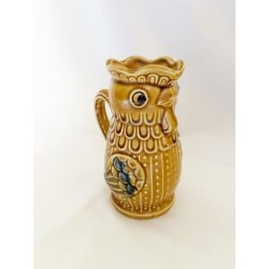 Trimont Ware Rooster  Pitcher Made In Japan Vintage Kitsch Cottagecore 5 1/2"